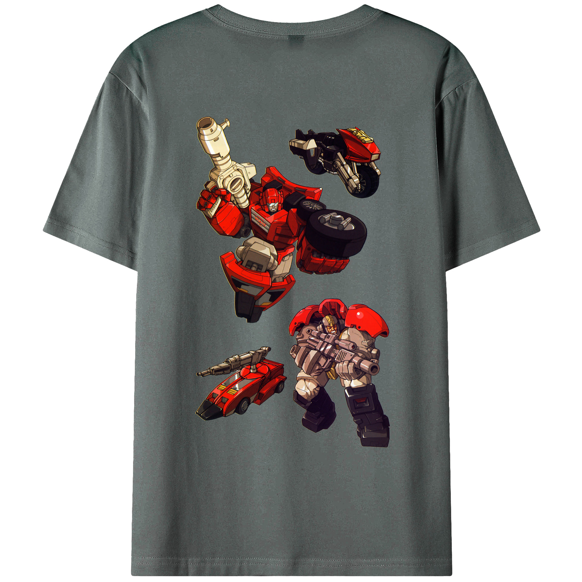 （画像用）  綿100％ メンズ半袖Tシャツ（バックプリント） 通気性